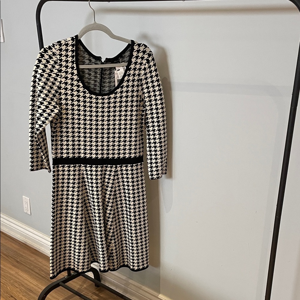 NWT Pink Tartan Houndstooth Ballet Dress - Size L